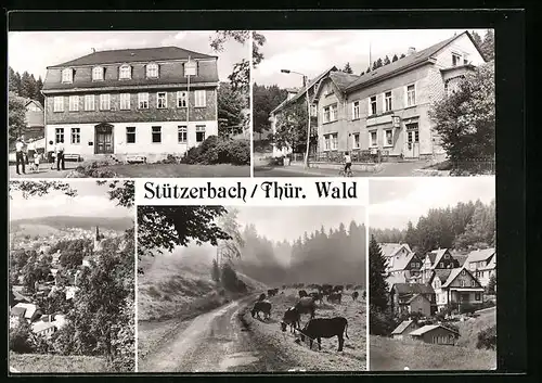 AK Stützerbach /Thür. Wald, Goethehaus, Gasthaus Eintracht