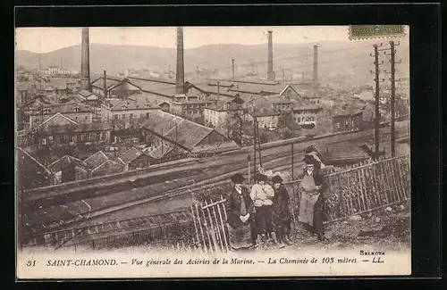 AK Saint-Chamond, Vue générale des Aciéries de la Marine