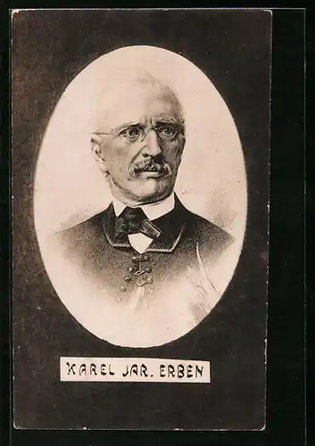 Künstler-AK Portrait von Karel Jar. Erben