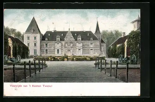 AK Delden, Voorzijde van`t Kasteel Twickel