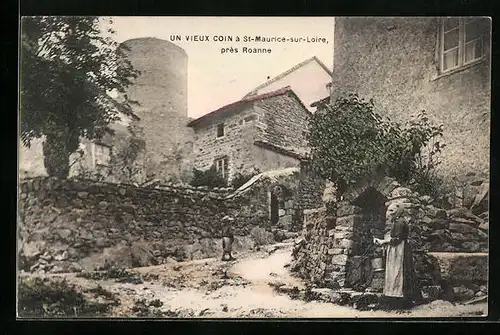 AK Saint-Maurice-sur-Loire, un vieux Coin