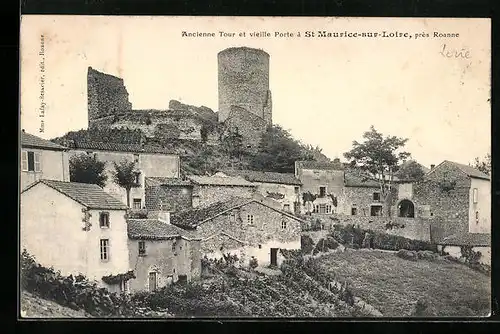 AK St-Maurice-sur-Loire, Ancienne Tour et vieille Porte