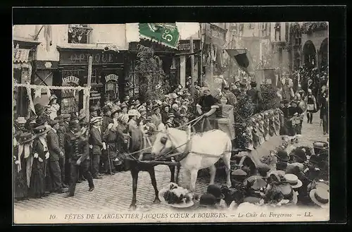 AK Bourges, Fêtes de l`Argentier Jacques Coeur, Le Char des Forgerons