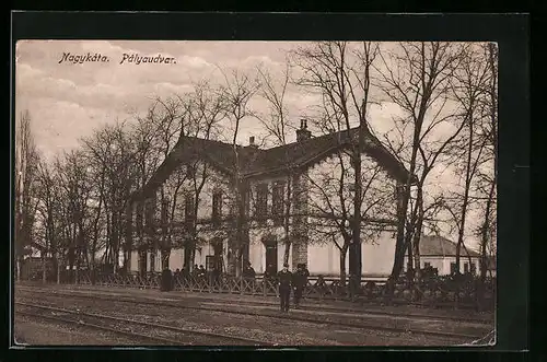 AK Nagykata, Palyaudvar, Bahnhof