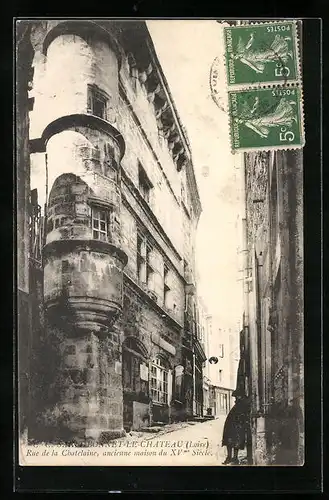 AK Saint-Bonnet-le-Chateau, Rue de la Chatelaine, ancienne maison