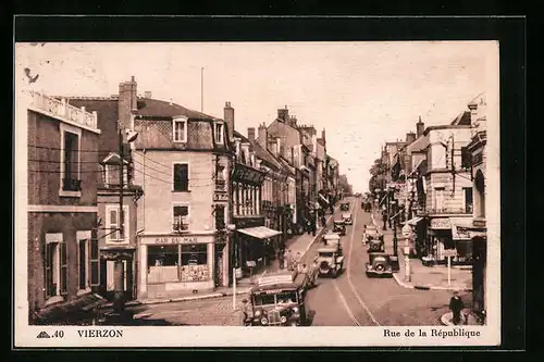 AK Vierzon, Rue de la République