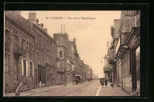 AK Vierzon, Rue de la République