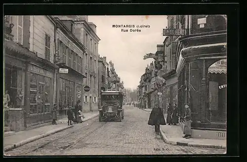 AK Montargis, Rue Dorée