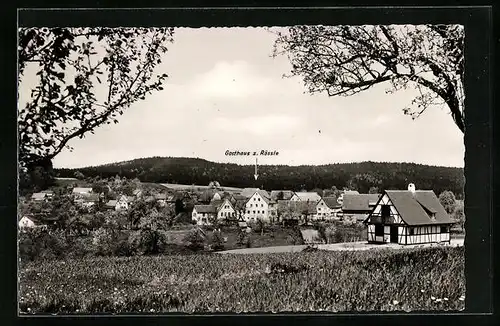 AK Waldenweiler /Kr. Backnang, Ort mit Gasthaus und Pension zum Rössle