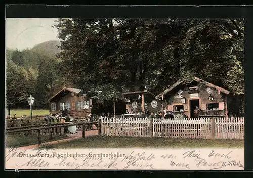 AK Fischbach / Inn, Gasthof Fischbacher Sommerkeller