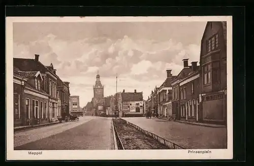 AK Meppel, Prinsenpleln, Panorama