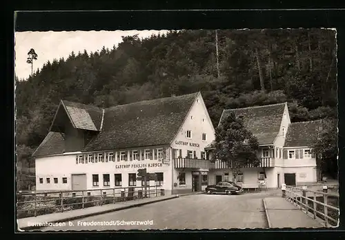 AK Bettenhausen b. Freudenstadt /Schwarzwald, Gashof und Pension zum Hirsch