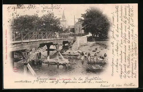 AK Boen-sur-Lignon, La Passerelle