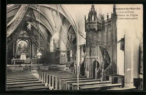 AK Ouzouer-le-Marché, Intérieur de l`Eglise