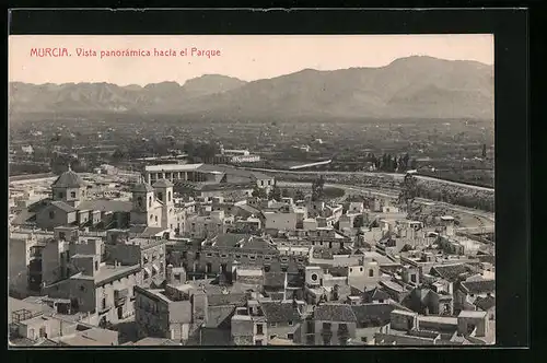 AK Murcia, Vista panoramica hacia el Parque