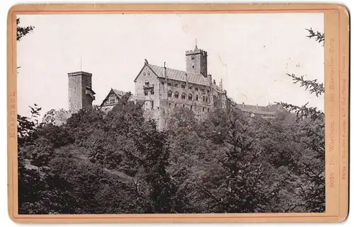 Fotografie Römmler & Jonas, Dresden, Ansicht Eisenach, Blick auf die Wartburg