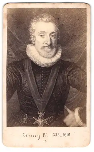 Fotografie J. C. Steuer, Wien, Portrait Henry IV. König von England