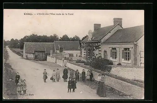 AK Crouy, L`Ecole des Filles route de la Ferté