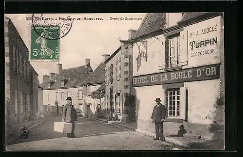 AK Savigny-en-Sancerre, Route de Santranges