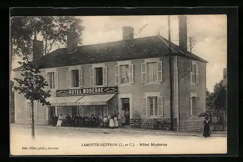 AK Lamotte-Beuvron, Hotel Moderne