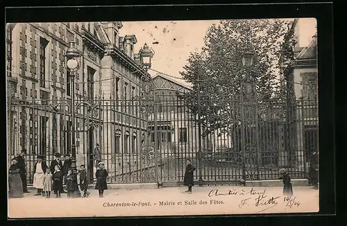 AK Charenton-le-Pont, Mairie et Salle des Fêtes