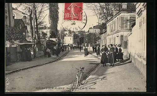 AK Nogent-sur-Marne, Boulevard de la Marne