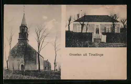 AK Tinallinge, Kerk en pastorie