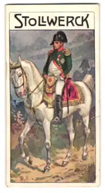 Sammelbild Stollwerck Gold, Napoleon zu Pferde