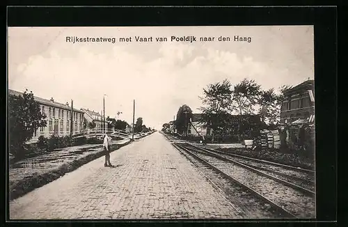 AK Poeldijk, Rijksstraatweg met Vaart