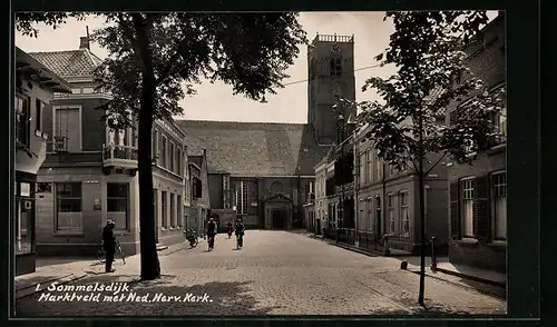 AK Sommelsdijk, Marktveld met Ned. Herv. Kerk