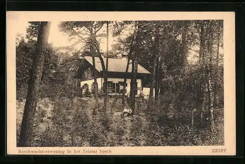 AK Zeist, Boschwachterswoning in het Zeister bosch