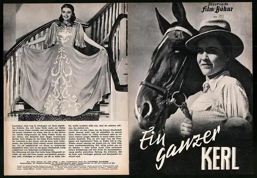 Filmprogramm IFB Nr. 750, Ein ganzer Kerl, Albert Matterstock, Heidemarie Hatheyer, Regie: Fritz Peter Buch