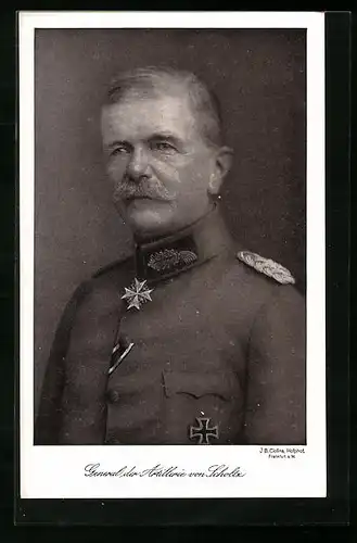 AK General der Artillerie von Scholtz in Uniform