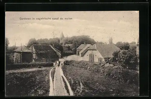 AK Garderen, Garderen in vogelvlucht vanaf de molen