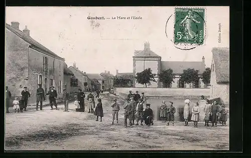 AK Gaubert, La Mare et l`Ecole