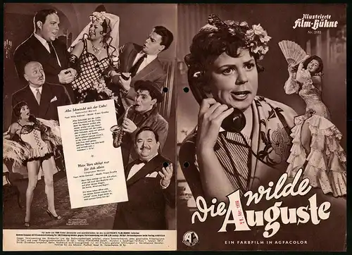 Filmprogramm IFB Nr. 3183, Die wilde Auguste, Ruth Stephan, Michael Cramer, Regie: Georg Jacoby