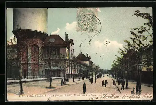 AK Saint-Denis, Le Boulevard Félix-Faure