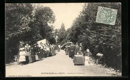 AK Notre-Dame-des-Anges, Pendant le Pélerinage