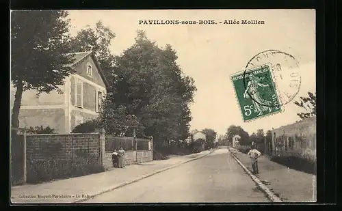 AK Pavillons-sous-Bois, Allée Mollien