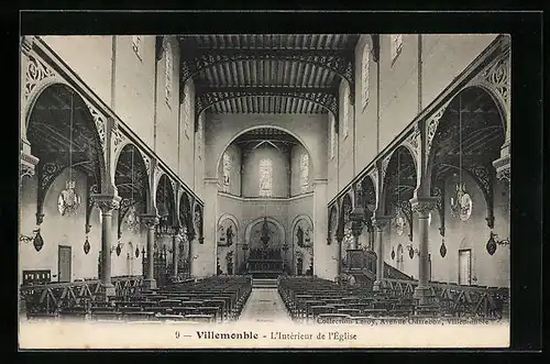 AK Villemomble, L`Interieur de l`Eglise