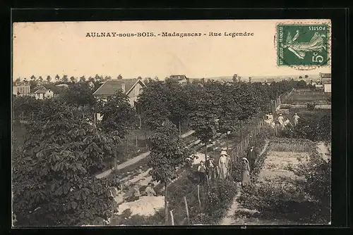 AK Aulnay-sous-Bois, Madagascar, Rue Legendre