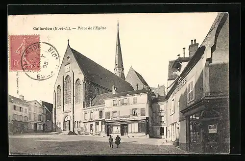 AK Gallardon, Place de l'Eglise