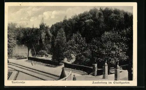 AK Karlsruhe, Lauterberg im Stadtgarten