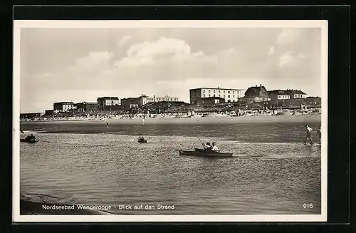 AK Wangerooge, Blick auf den Strand