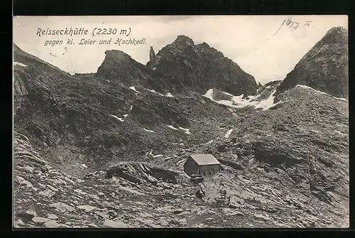 AK Reiseckhütte, Blick gegen kl. Leier und Hochkedl