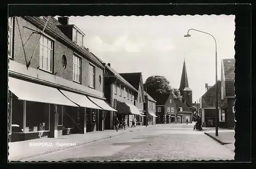 AK Dinxperlo, Hogestraat, Blick zur Kirche