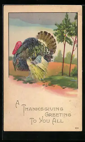 AK Truthahn am Waldrand, Thanksgiving