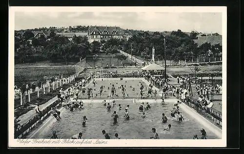 AK Stammheim b. Calw /Schwarzwald, Evangelisches Erziehungsheim, Freibad