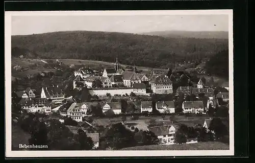 AK Bebenhausen, Ortsansicht aus der Vogelschau