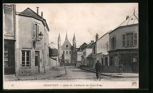 AK Chartres, Asile de Vieillards de Saint-Brice